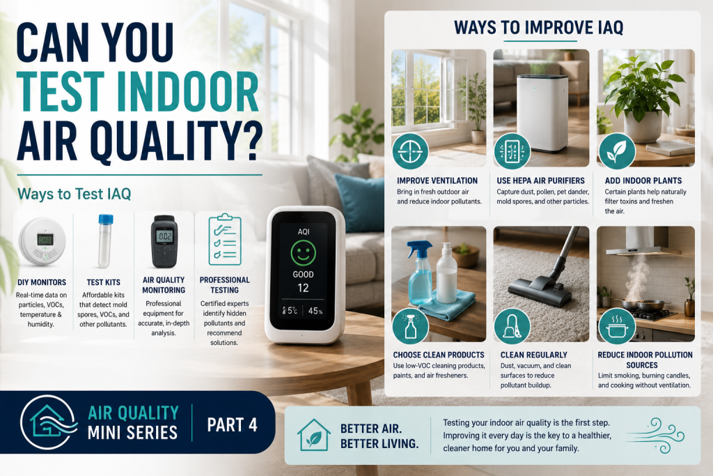 Can You Test Indoor Air Quality? Ways To Improve IAQ