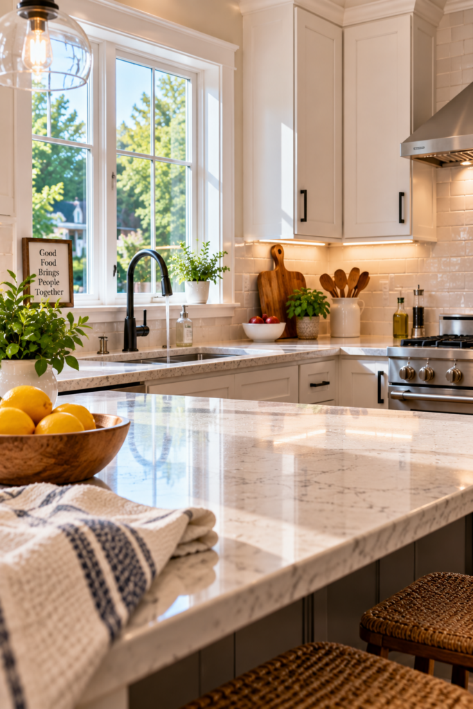 Kitchen surfaces and everyday buildup cleaning in Cheshire CT