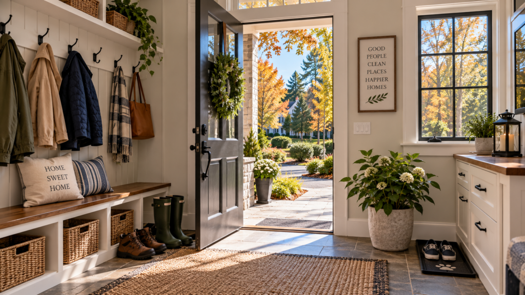 Entryways mudrooms cleaning Newtown CT