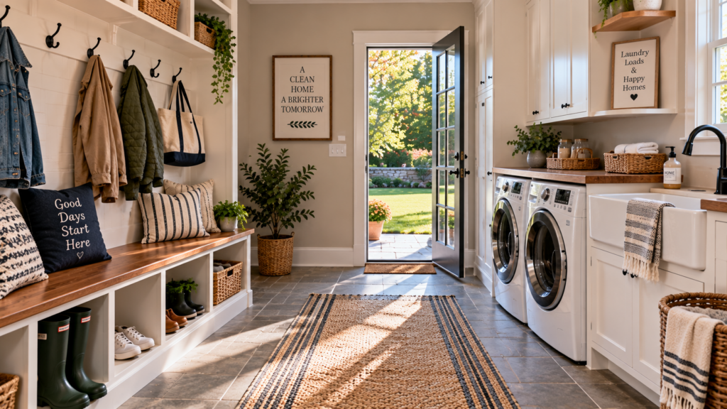 Mudrooms laundry rooms and secondary spaces cleaning in Orange CT