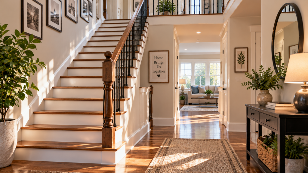Stairs landings and repeated routes between floors in Trumbull CT